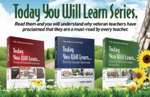 Series of three books in the Today You Will Learn Series